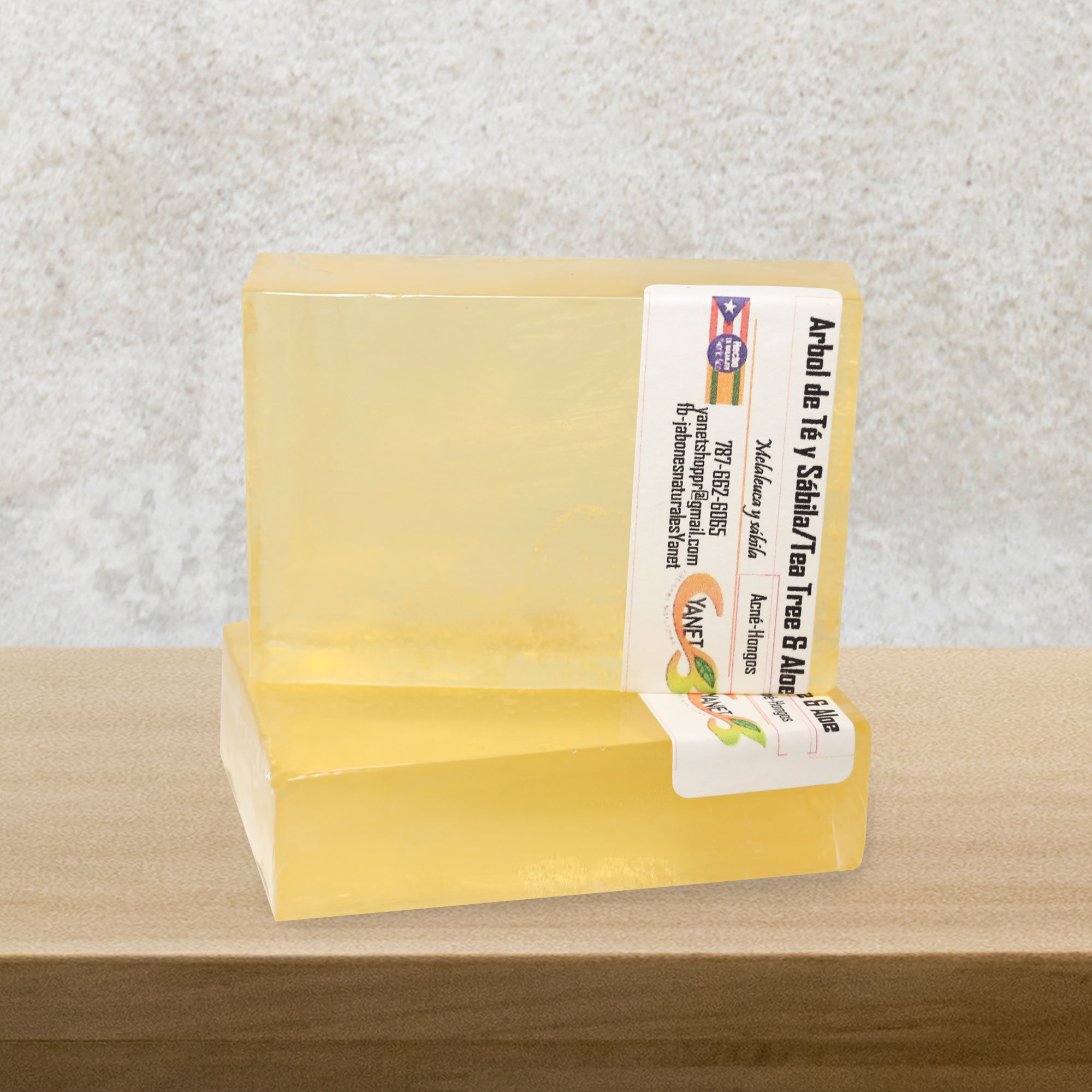Jabón Arbol de Té y Sábila / Tea Tree Oil & Aloe Vera Soap