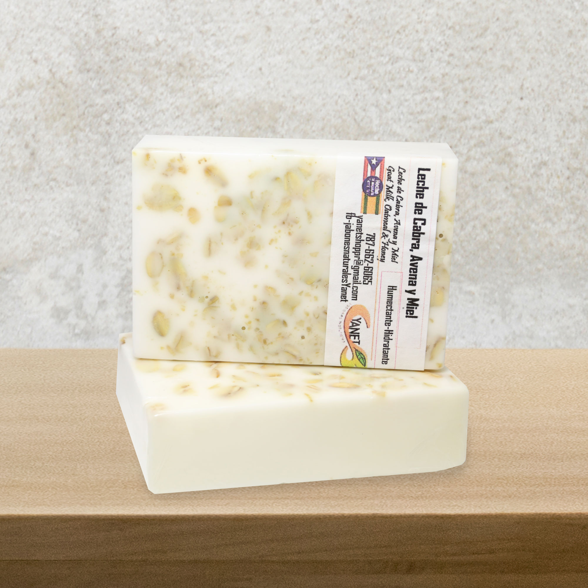 Jabón Leche de Cabra, Avena y Miel / Goat Milk, Oatmeal & Honey Soap