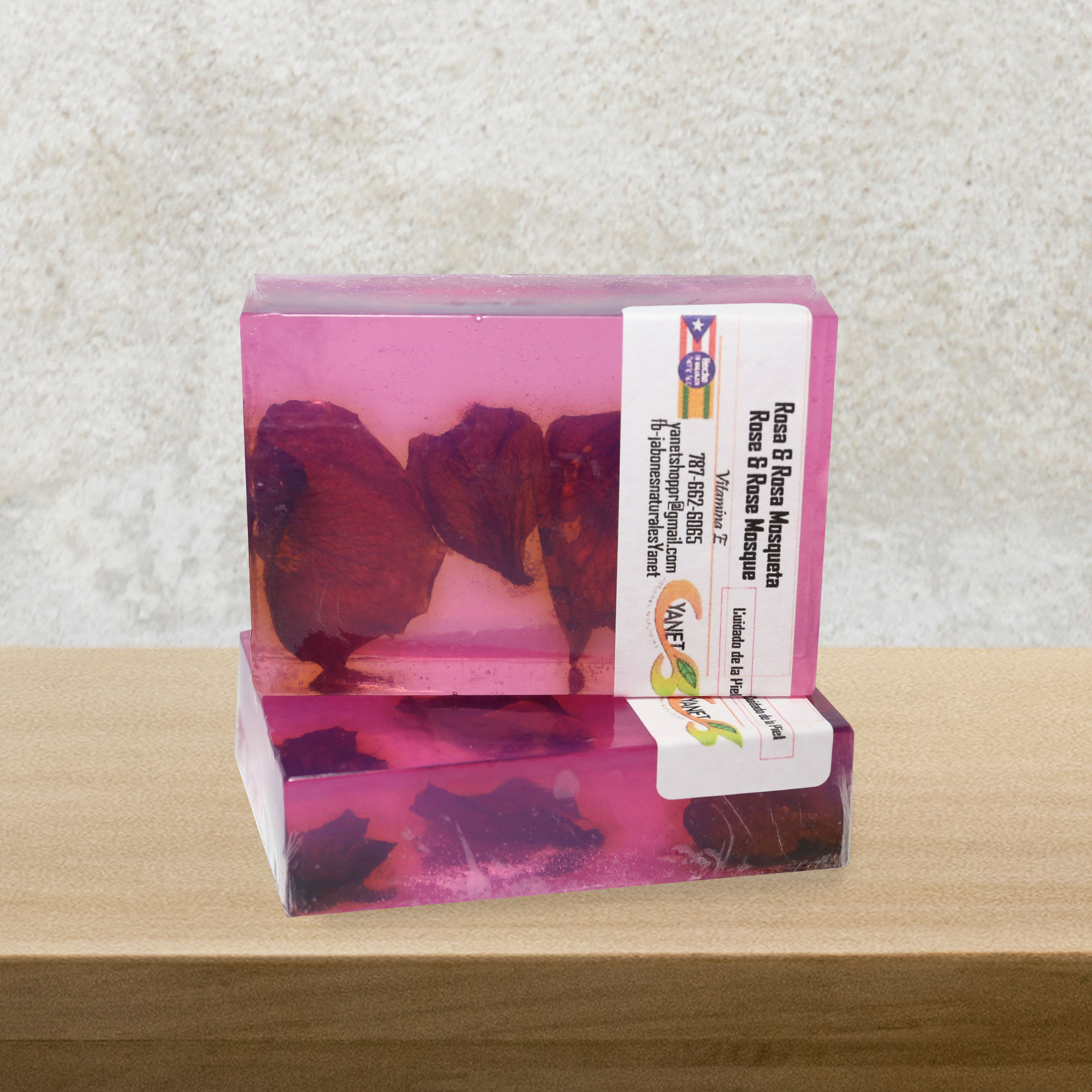 Jabón Rosas y Aceite de Rosa Mosqueta / Roses & Rosehip Oil Soap